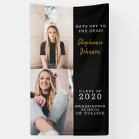 Trendy Vertical Graduate Photo Celebration Banner