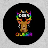 Oh Deer Queer Funny LGBTQ Pride Awareness  Patch