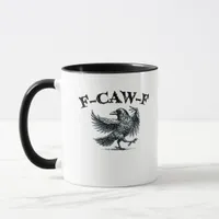 F-Caw-F Retro Style Mug