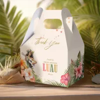 Hawaiian Luau Sweet 16 Thank You ID1092 Favor Boxes