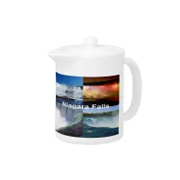 Niagara Falls New York Photo Views Teapot