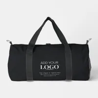 Business Logo Professional Marketing Modern Promo Duffle Bag