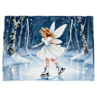 Fairy Ice Skating in and Enchanted Forest Large Gift Bag