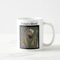 Today's Mood, Funny lazy tired sleepy Squirrel Coffee Mug