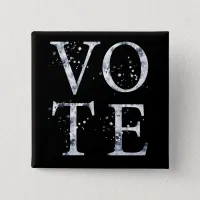 Rustic Blue Vote Button