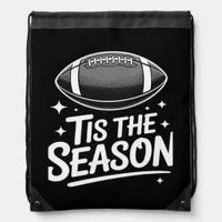 Game Day Support Football Drawstring Bag
