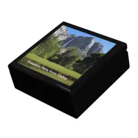 Yosemite Falls from Valley in California Jewelry Box