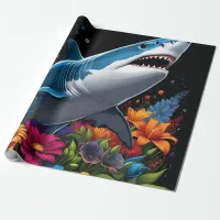 Cute Childrens Shark  Wrapping Paper