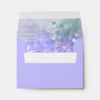 Abstract floral insert Stationery Colored Envelope