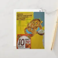 1968 meals coupon mixed media collage  postcard