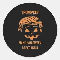 Sweatshirt, Trumpkin, Halloween Merch Classic Classic Round Sticker