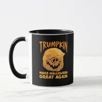 Trumpkin Make Halloween Great Again Funny Politica Mug