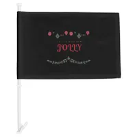 Tis The Season To Jolly Funny Casual Car Flag