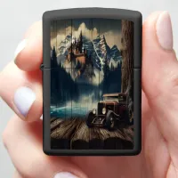 Vintage Car by Mountain Castle Zippo Lighter