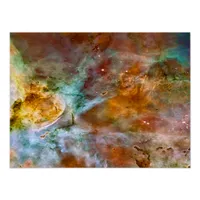 Eta Carinae Nebula in Brown & Copper Poster
