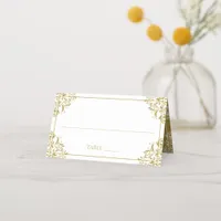 Elegant Place Card Tent Cards - Nadine (Gold)