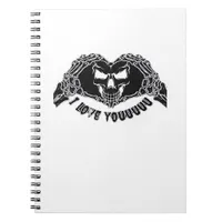Skeleton Hands Skull, Halloween Design For Backgro Notebook