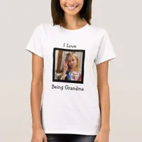 Custom Photo and Text Shirt for Grandmas