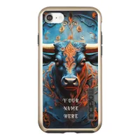 Ox portrait typically showcases the animal's Power Incipio DualPro Shine iPhone 8/7 Case