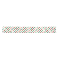 Merry and Bright Festive Winter Holiday Christmas Satin Ribbon