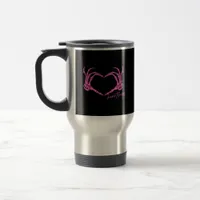 Heartless Skeleton Hands Classic Travel Mug