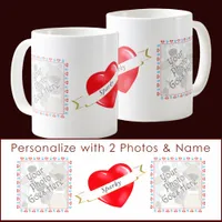 Love Your Dog Personalized Photo Templates Custom Coffee Mug