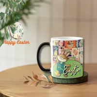 Happy Easter Bunny Colorful Collage Mug