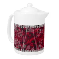 Summer Red Berries Teapots