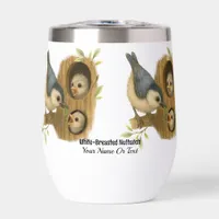 Vocal Red-bellied Woodpecker Thermal Wine Tumbler