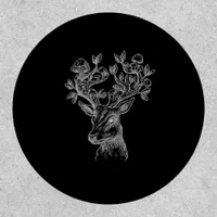 Deer Horn Mushroom Cottage  Goblincore Vintage Aes Patch