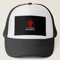 No Kings In America Since 1776 Resist 8647 US Flag Trucker Hat