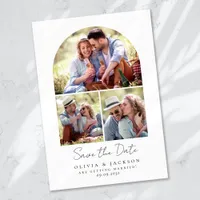 Multi Photo Arch Calligraphy Wedding Save The Date