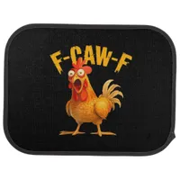 Crow Humor F-Caw-F Gothic Funny Retro Cool Car Floor Mat