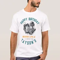 It’s Game On Skull  – Video Game Birthday T-Shirt