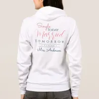 Future Mrs Bride To Be Script Wedding Hoodie