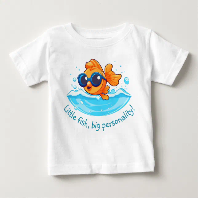 Sea Adventure | Cute Goldfish with Sunglasses