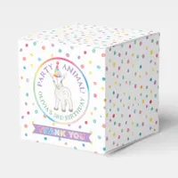 Party Animal Goat Birthday Favor Box for Kids