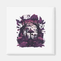 Mushroom Woods Whimsigoth Witchy Screenprint Desig Magnet