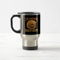 Trumpkin Make Halloween Great Again Halloween Desi Travel Mug