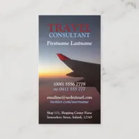 Horizon Travel Flight Business Card