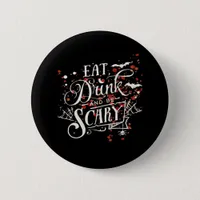 Savage Halloween Spooky Aesthetic Graphic Style Button