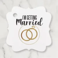 I'm Getting Married Favor Tags