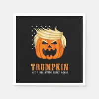 Trumpkin - Best Halloween Costume Tri-Blend Napkins