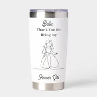 Thank You | Flower Girl Gift Insulated Tumbler