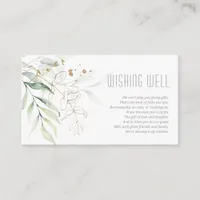 Dreamy Greenery Wishing Well V3 Green/Blue ID817 Enclosure Card