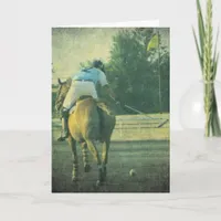 Pole Horse Card