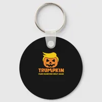 Trumpkin Make Halloween Great Again Jack O Lantern Keychain