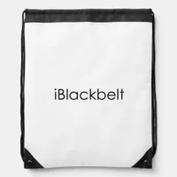 Martial Arts iBlackbelt Drawstring Backpack