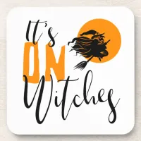 It's On Witches ID442 Beverage Coaster