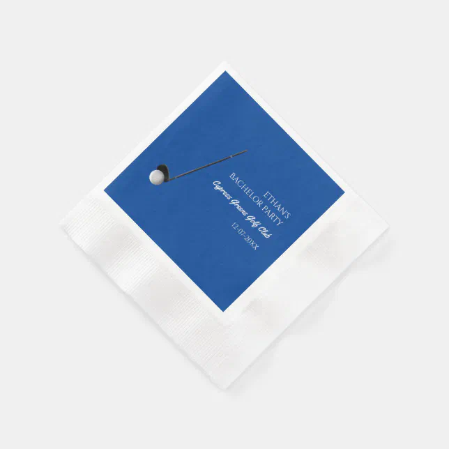 Golf Bachelor Party - Golfing trip Classic Stylish Napkins